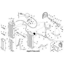 SYSTEME DE REFROIDISSEMENT POUR HUSQVARNA SMS630 2011 Esprit Husqvarna