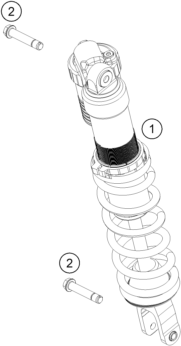 AMORTISSEUR POUR TC 125 2024 EU