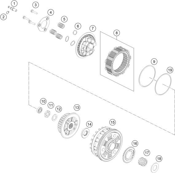 EMBRAYAGE POUR SVARTPILEN 801 2024