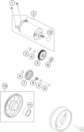 DEMARREUR ELECTRIQUE POUR SVARTPILEN 801 2025