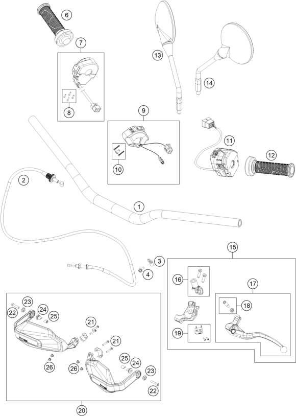 GUIDON ARMATURES POUR NORDEN 901 EXPEDITION 2024 EU