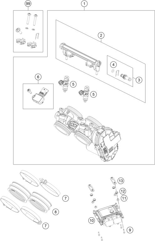 CORPS DU CLAPET DETRANGLEMENT POUR SVARTPILEN 801 2024 EU