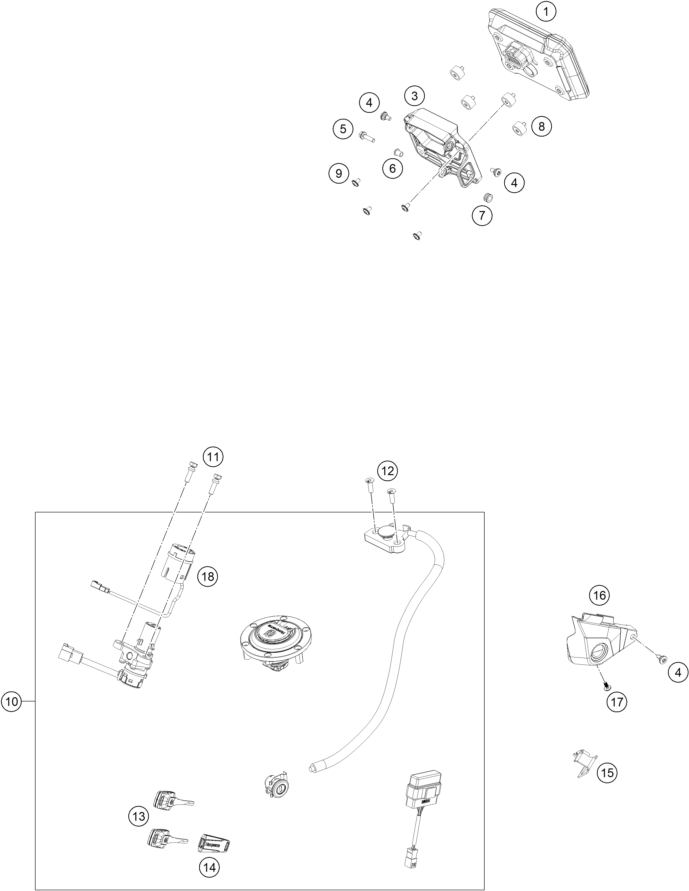 INSTRUMENTS  SYSTEME DE VERROUILLAGE POUR NORDEN 901 2024