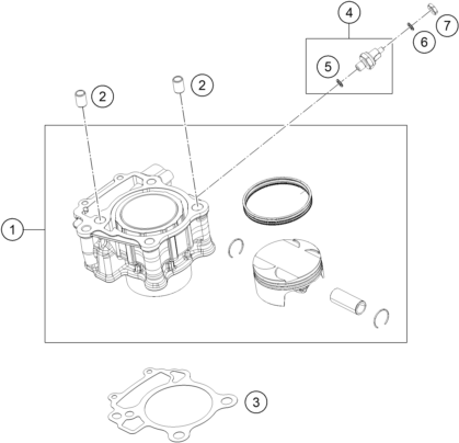 CYLINDRE POUR SVARTPILEN 125 BD 2024