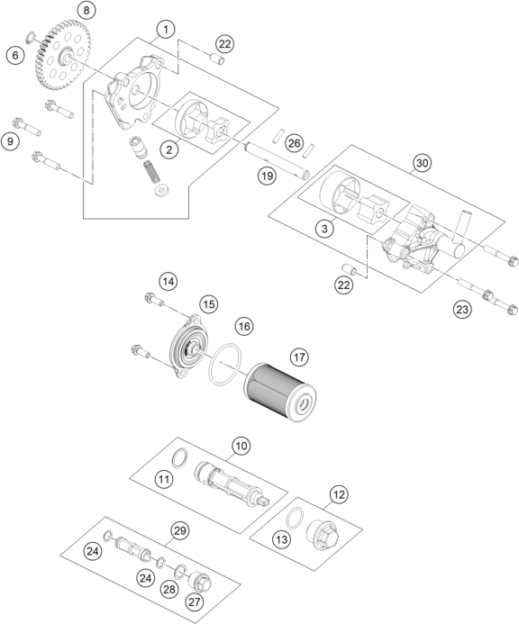 SYSTEME DE LUBRIFICATION POUR SVARTPILEN 125 BD 2024