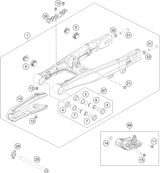 BRAS OSCILLANT POUR TC 50 2024 EU