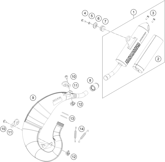 SYSTEME DECHAPPEMENT POUR TC 50 2024 EU