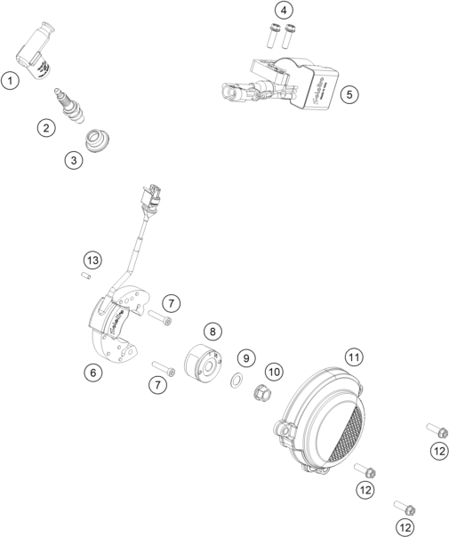 SYSTEME DE ALLUMAGE POUR TC 50 2024 EU