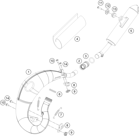 SYSTEME DECHAPPEMENT POUR TC 65 2024 EU