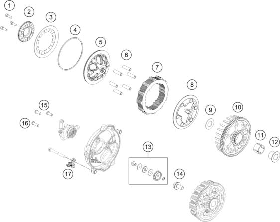 EMBRAYAGE POUR TC 65 2024 EU