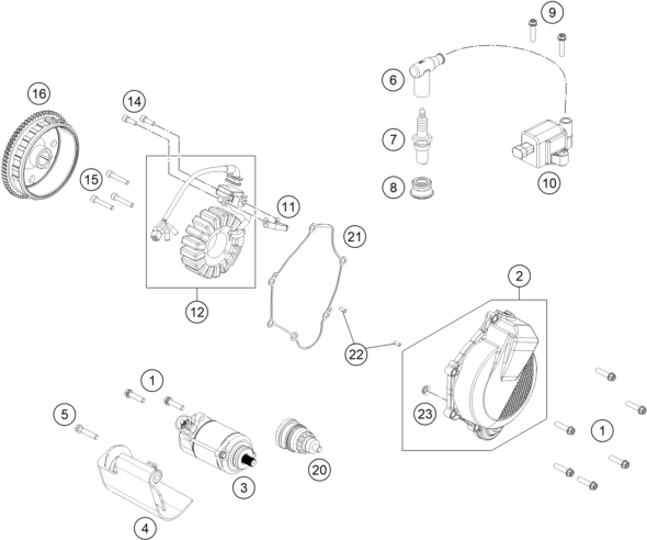 SYSTEME DE ALLUMAGE POUR TE 150 2024 EU