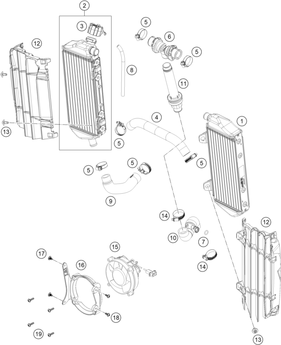 SYSTEME DE REFROIDISSEMENT POUR TE 300 2024 EU