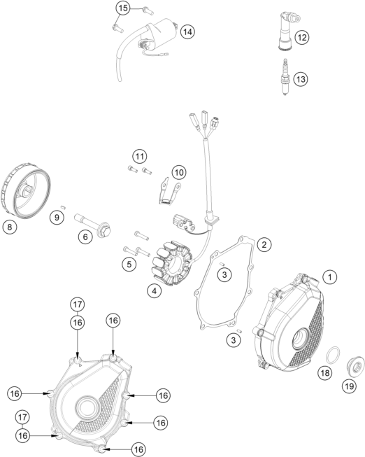 SYSTEME DE ALLUMAGE POUR FE 450 2025 EU