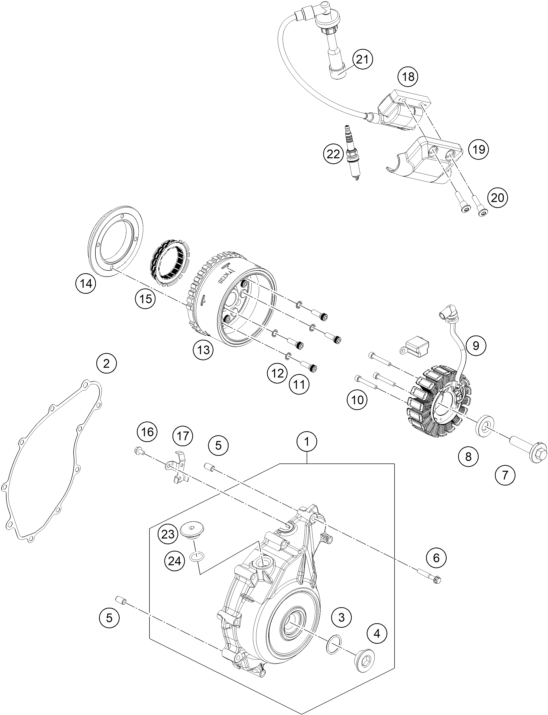 SYSTEME DE ALLUMAGE POUR SVARTPILEN 125 BD 2024