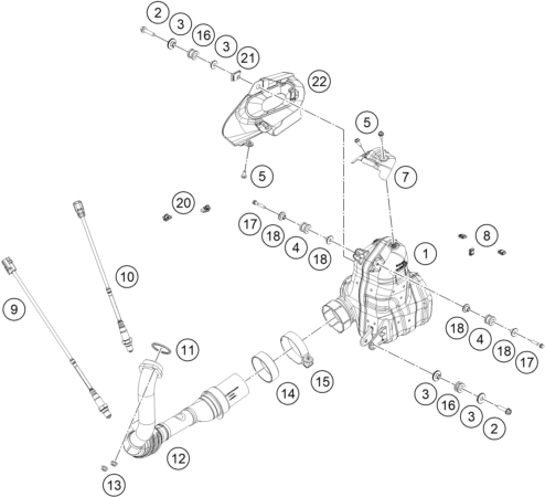 SYSTEME DECHAPPEMENT POUR SVARTPILEN 250 BD 2024 EU