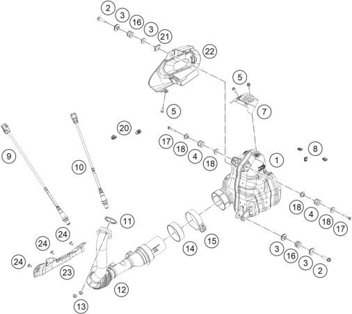 SYSTEME DECHAPPEMENT POUR SVARTPILEN 401 BD 2024