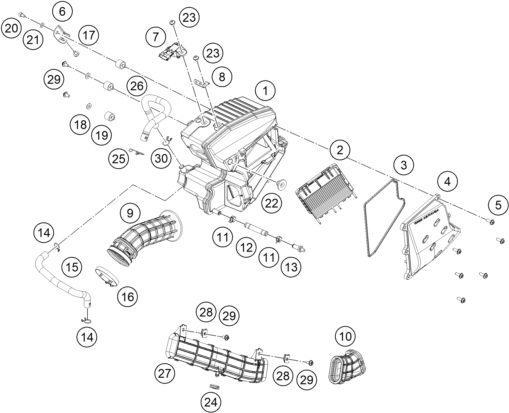 FILTRE A AIR POUR SVARTPILEN 125 BD 2024