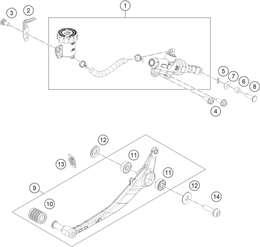 SYSTEME DE FREIN ARRIERE POUR SVARTPILEN 125 BD 2024