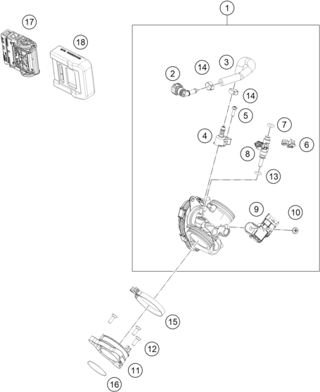 CORPS DU CLAPET DETRANGLEMENT POUR SVARTPILEN 401 BD 2024