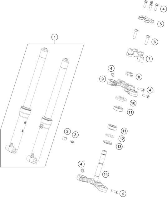 FOURCHE TELESCOPIQUE TE DE FOURCHE POUR EE 2 2024 EU