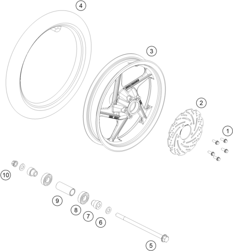 ROUE AVANT POUR EE 2 2025