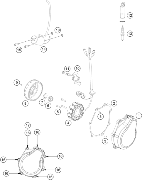 SYSTEME DE ALLUMAGE POUR FR 450 RALLY 2025