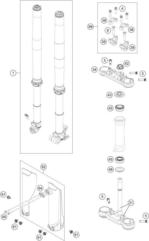 FOURCHE TELESCOPIQUE TE DE FOURCHE POUR EE 5 2025