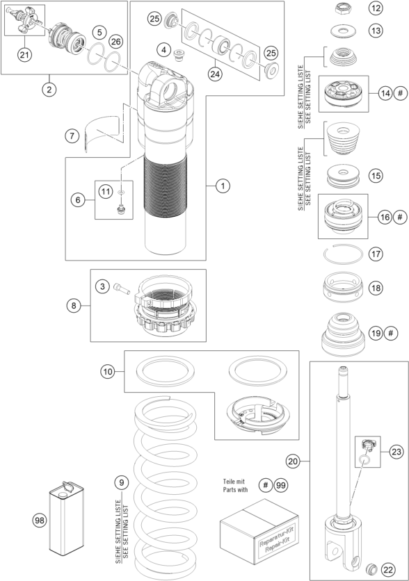 ARMORTISSEUR POUR FC 250 2025 EU