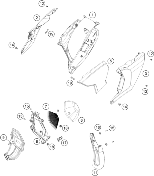 FILTRE A AIR POUR TC 125 HERITAGE 2025