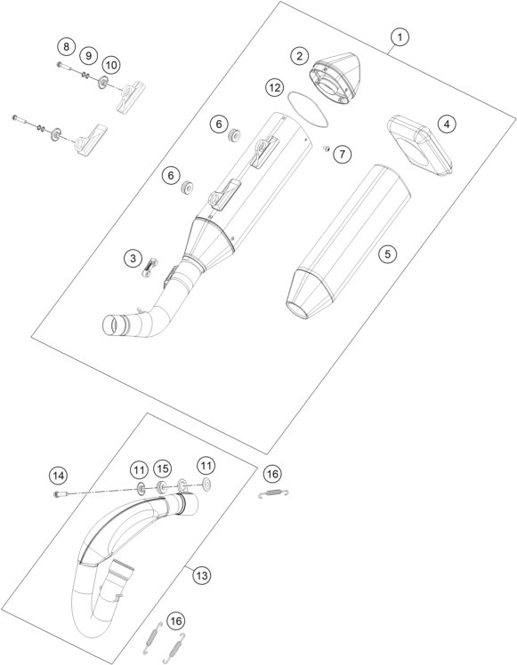 SYSTEME DECHAPPEMENT POUR FC 250 2025 EU