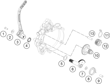 DEMARREUR KICK POUR TC 50 2025