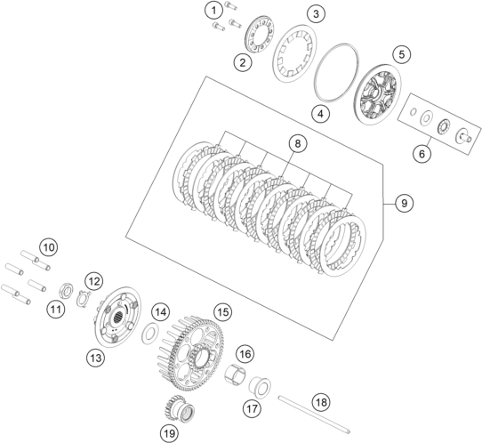 EMBRAYAGE POUR TC 85 1714 2025