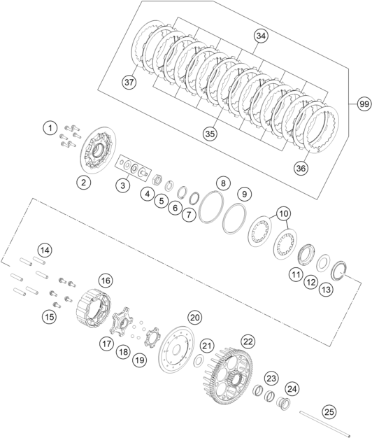 EMBRAYAGE POUR FS 450 2025