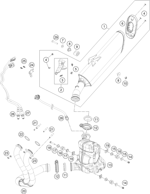 SYSTEME DECHAPPEMENT POUR SVARTPILEN 801 2024