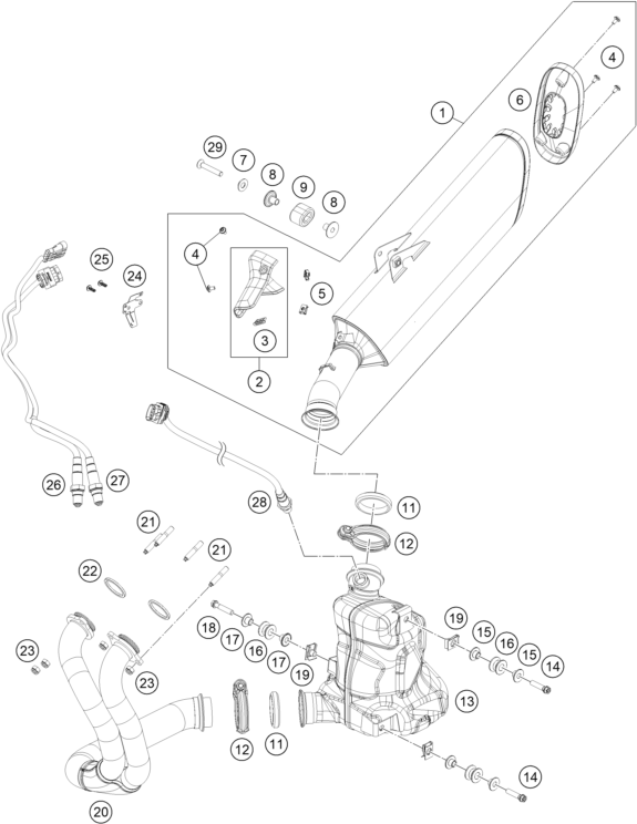 SYSTEME DECHAPPEMENT POUR SVARTPILEN 801 2024 EU