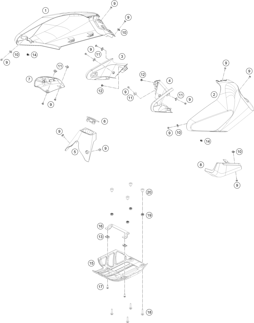 CARENAGE POUR SVARTPILEN 801 2024