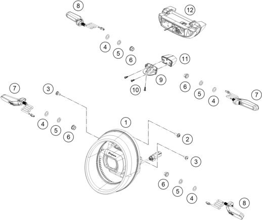 ECLAIRAGE POUR VITPILEN 801 SILVER 2025