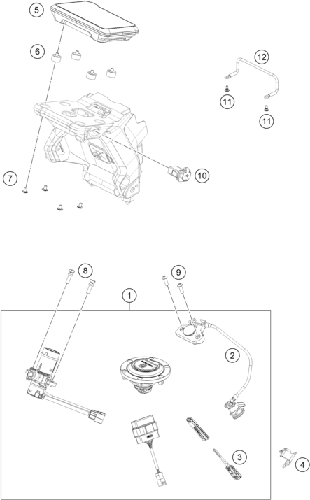 INSTRUMENTS  SYSTEME DE VERROUILLAGE POUR SVARTPILEN 801 2024