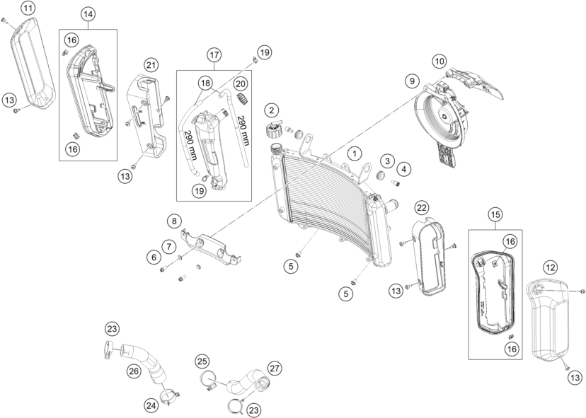 SYSTEME DE REFROIDISSEMENT POUR SVARTPILEN 801 2024